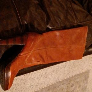 Real leather boots